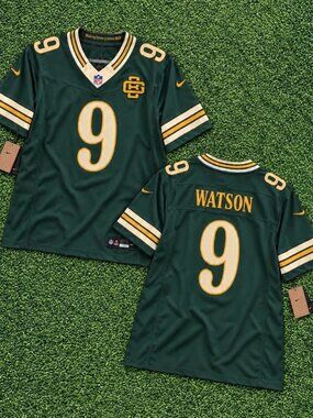 Christian Watson 9 Green Vapor Stitched Jersey